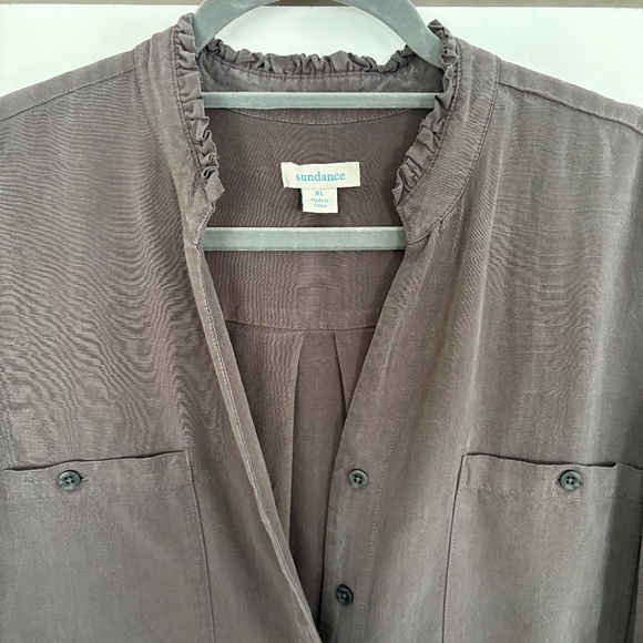 NEW Sundance GRAY Maxi Dress/Photo is olive green - Picture 7 of 15